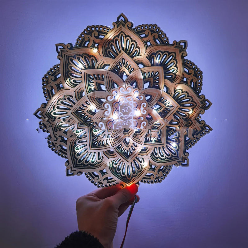 Mandala Yoga Room Atmosphere Night Light