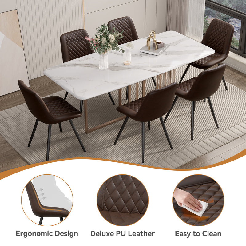 PU leather dining chairs,kitchen, living room, bedroom.