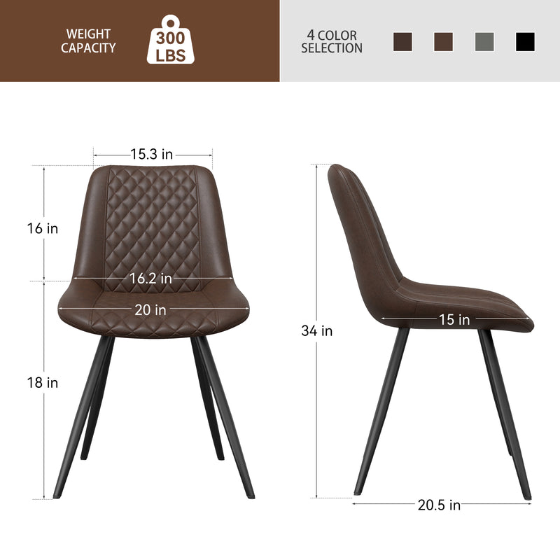 PU leather dining chairs,kitchen, living room, bedroom.