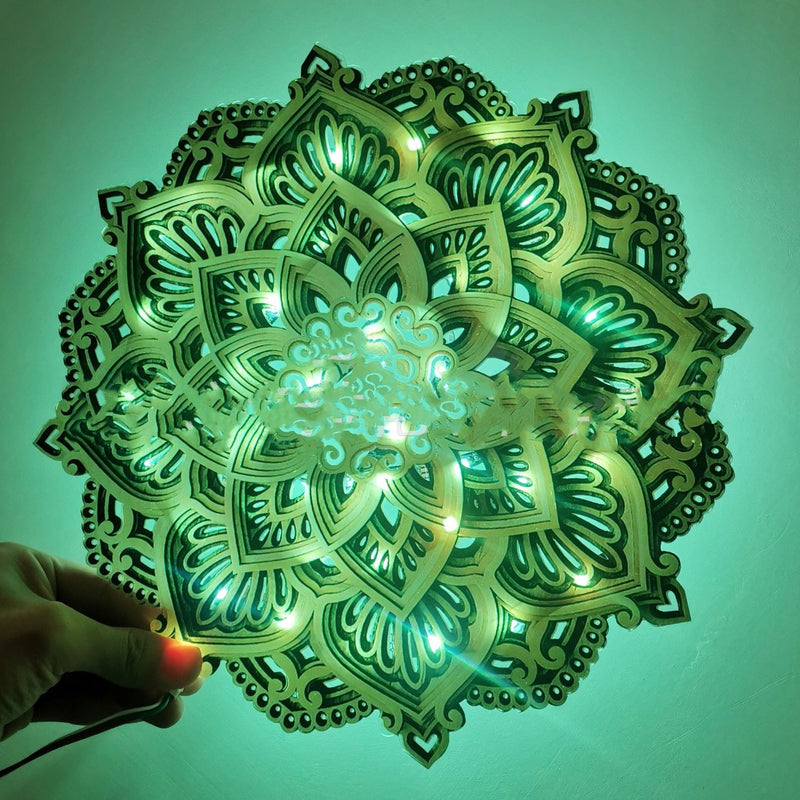 Mandala Yoga Room Atmosphere Night Light