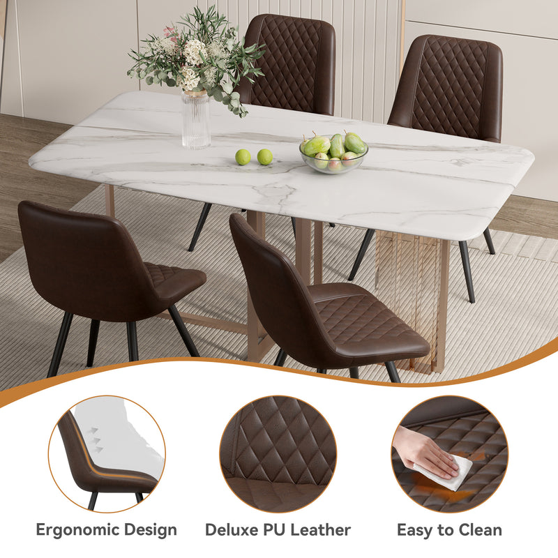 PU leather dining chairs,kitchen, living room, bedroom.