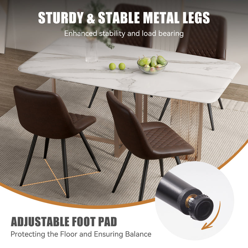 PU leather dining chairs,kitchen, living room, bedroom.