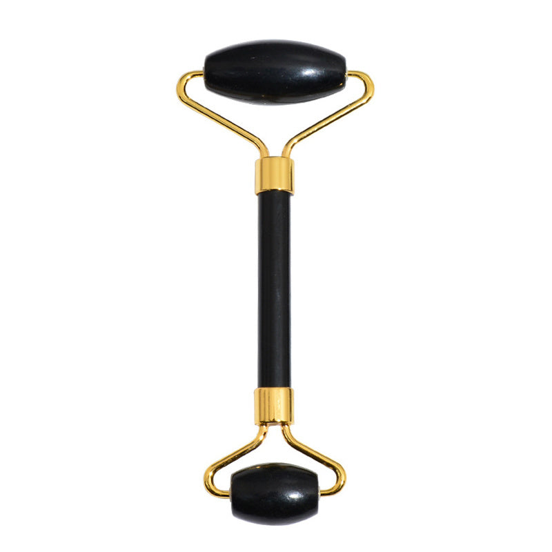 Black Jade Facial Roller – Anti-Aging Face Massager for Skin Care & Relaxation