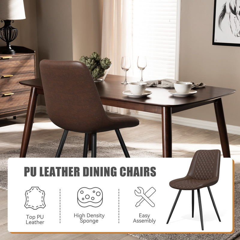 PU leather dining chairs,kitchen, living room, bedroom.