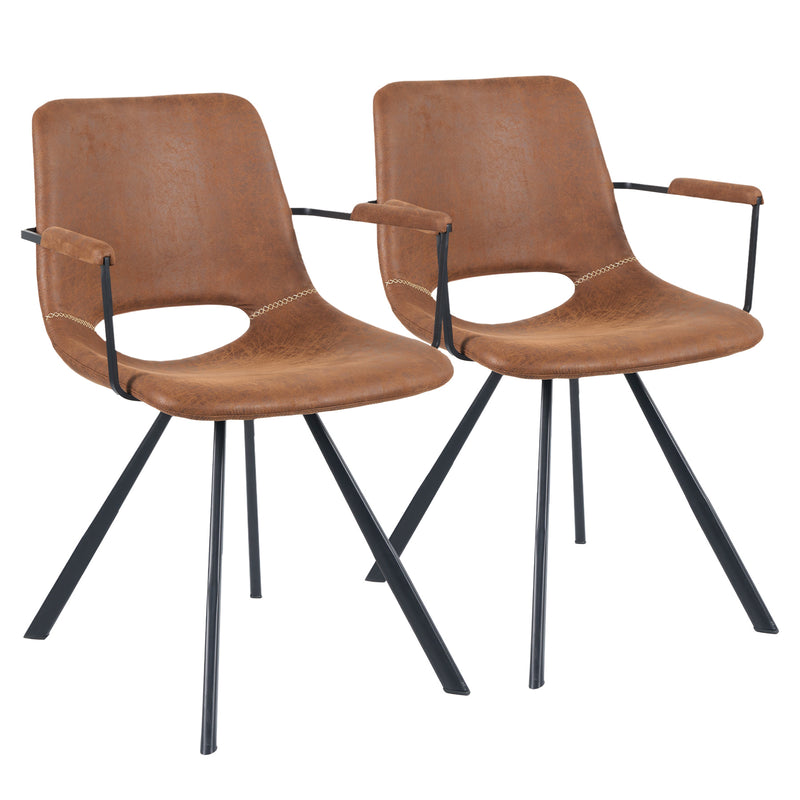 Modern Interior Kitchen & Dinning Room Chairs soft velvet coating Synthetic leather covering