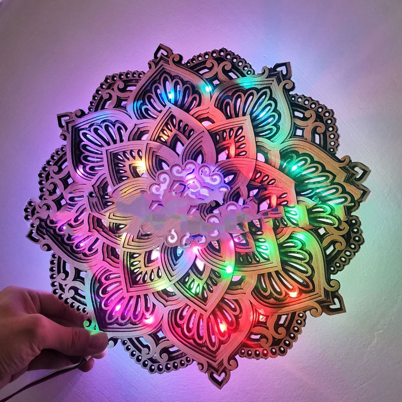 Mandala Yoga Room Atmosphere Night Light