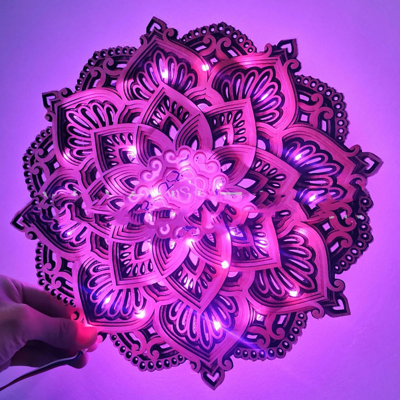 Mandala Yoga Room Atmosphere Night Light
